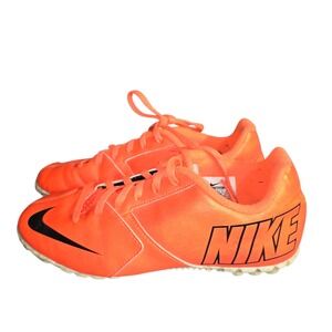 Nike Turf Soccer Shoes Kids Size 5Y Orange Black Cleats‎ Soccer Athletic Shoes
